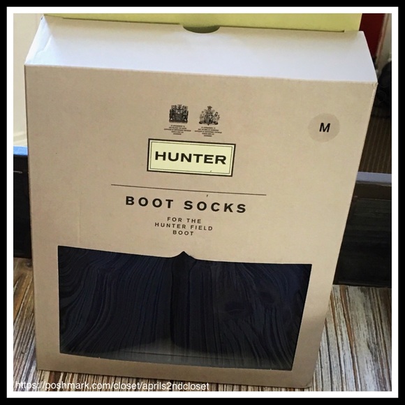 HUNTER ORIGINAL TALL CUFFED FIELD BOOT SOCK A2C - Picture 4 of 5